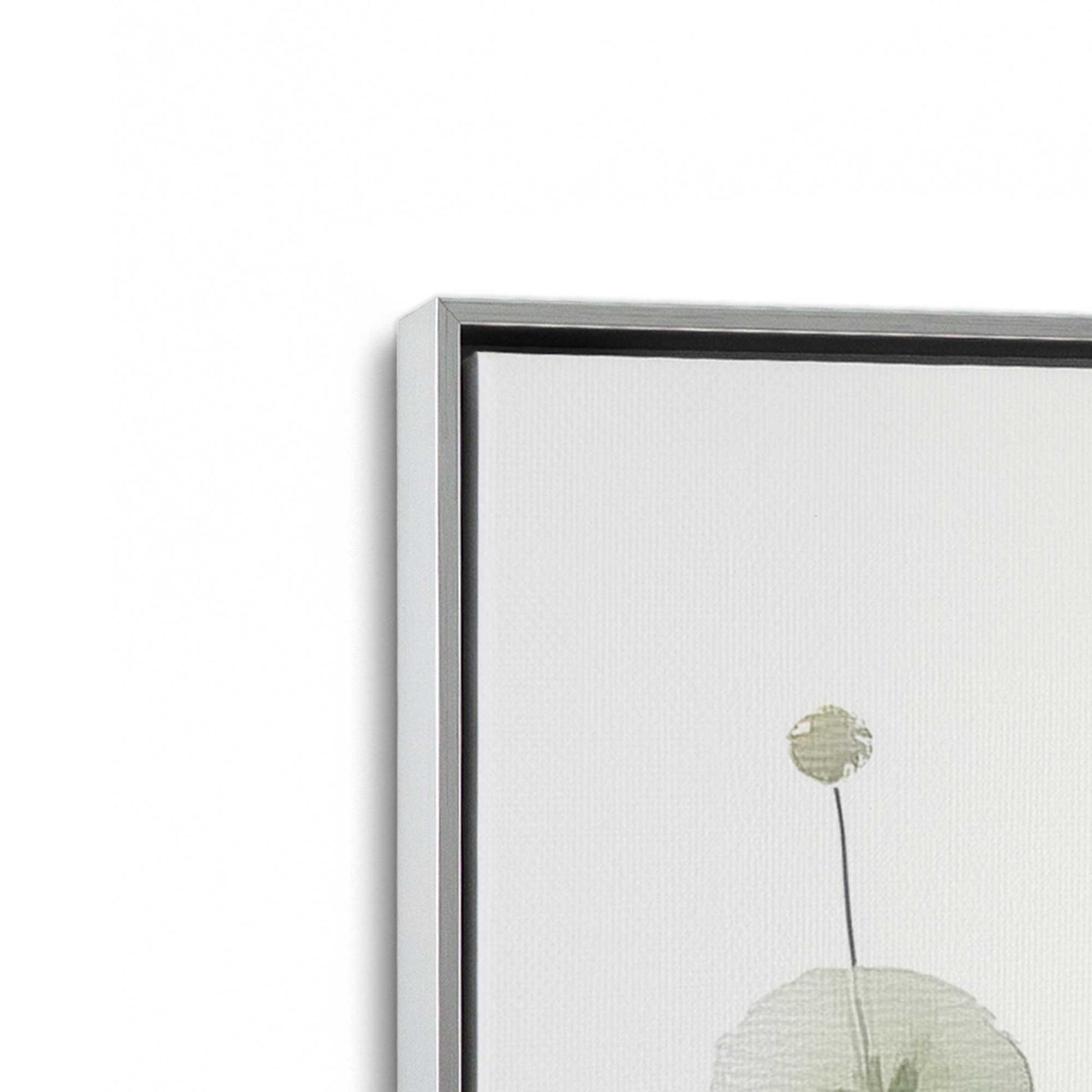 [Color:Polished Chrome], Picture of art in a Polished Chrome frame at an angle