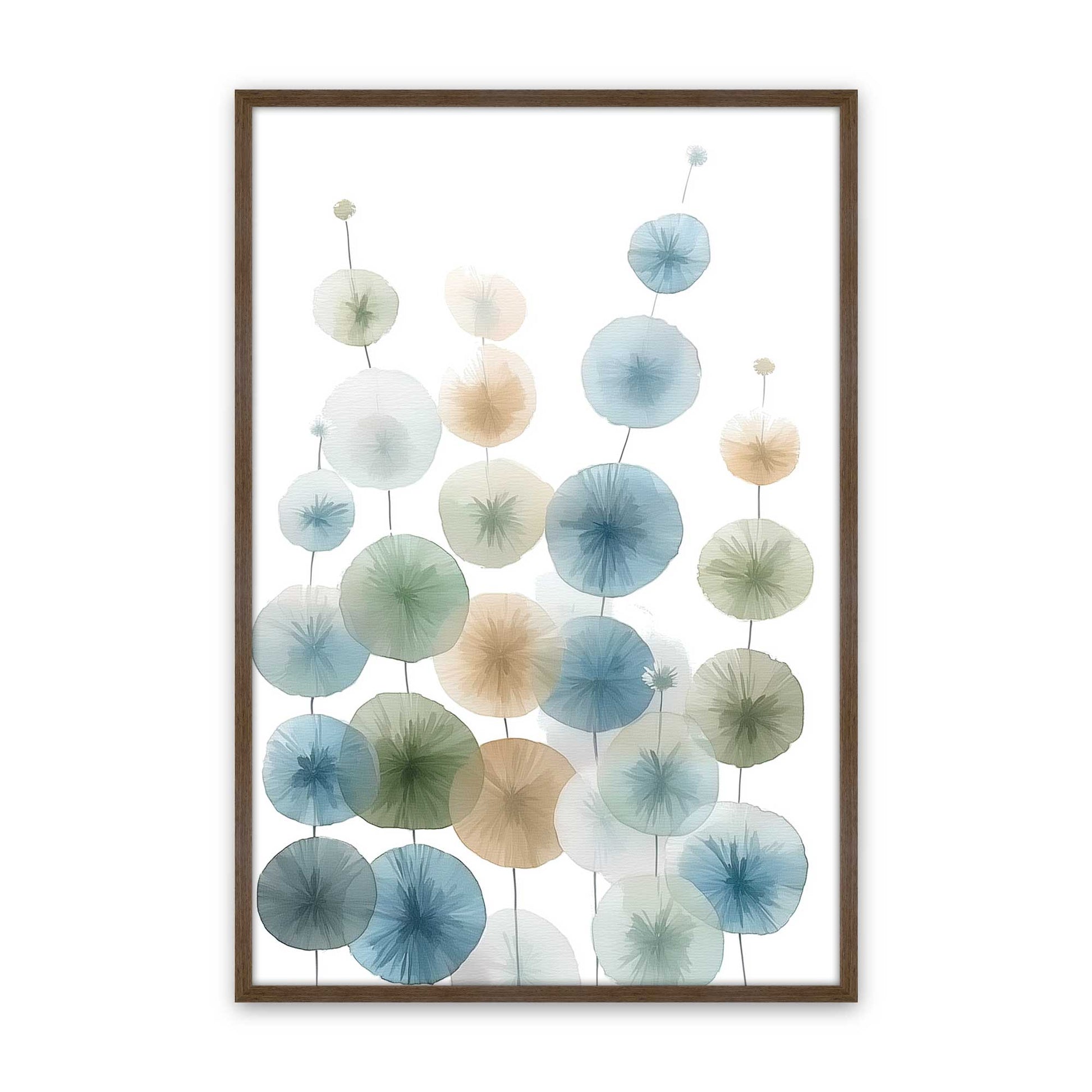 [Color:Walnut], Picture of art in a Walnut frame