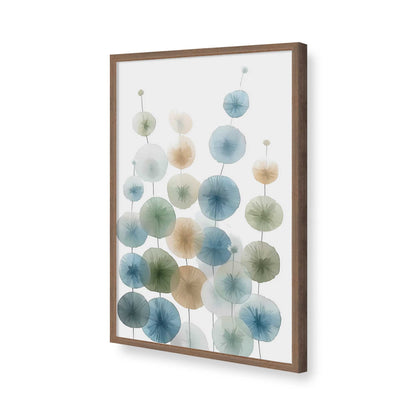 [Color:Walnut], Picture of art in a Walnut frame of the corner