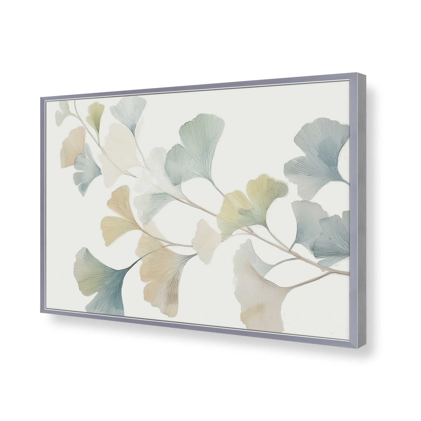[Color:Polished Chrome], Picture of art in a Polished Chrome frame of the corner