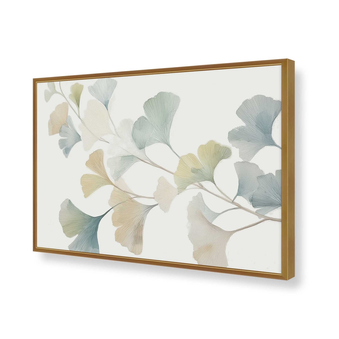 [Color:Polished Gold], Picture of art in a Polished Gold frame of the corner