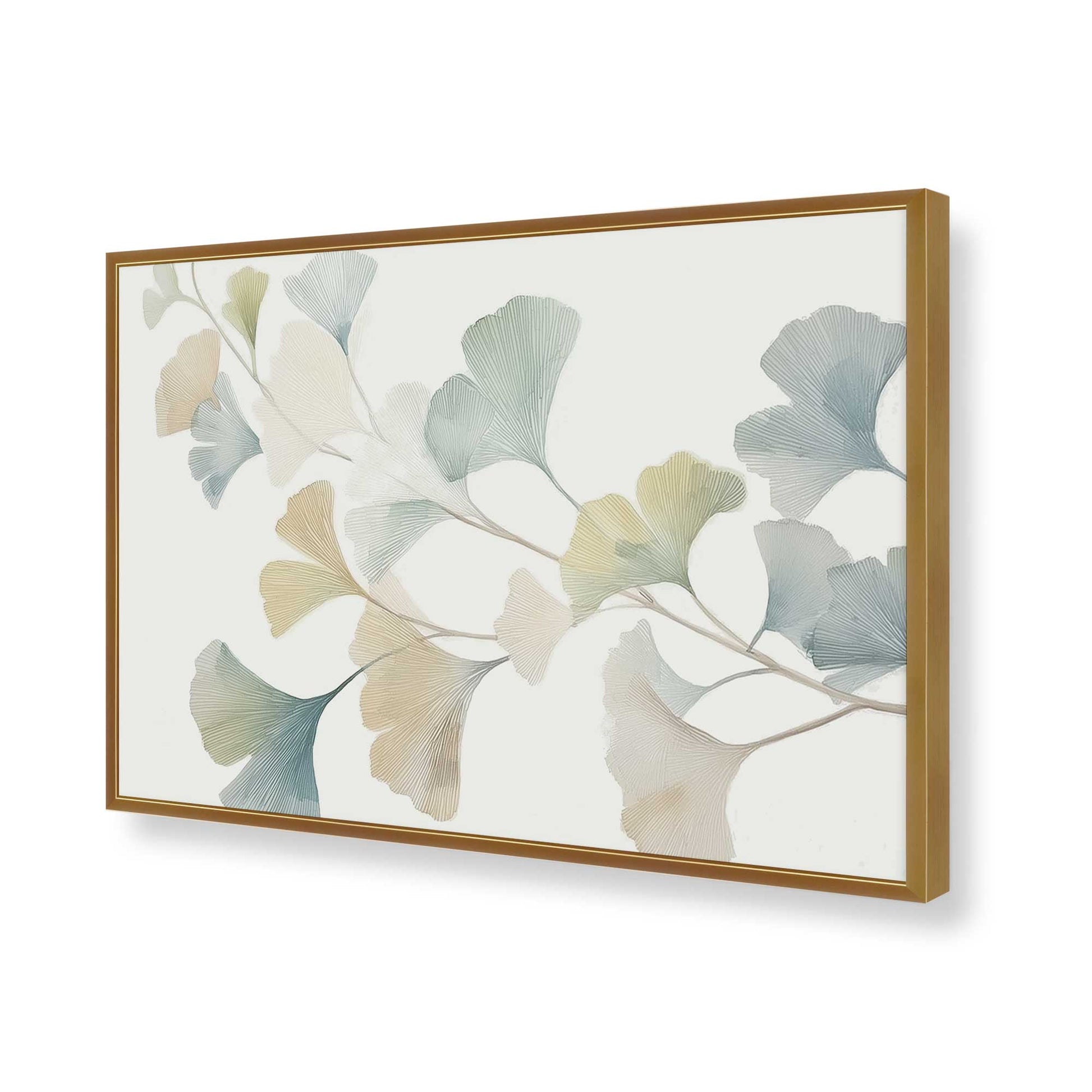 [Color:Polished Gold], Picture of art in a Polished Gold frame of the corner