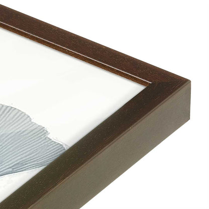 [Color:Brown], Picture of art in a Brown frame at an angle