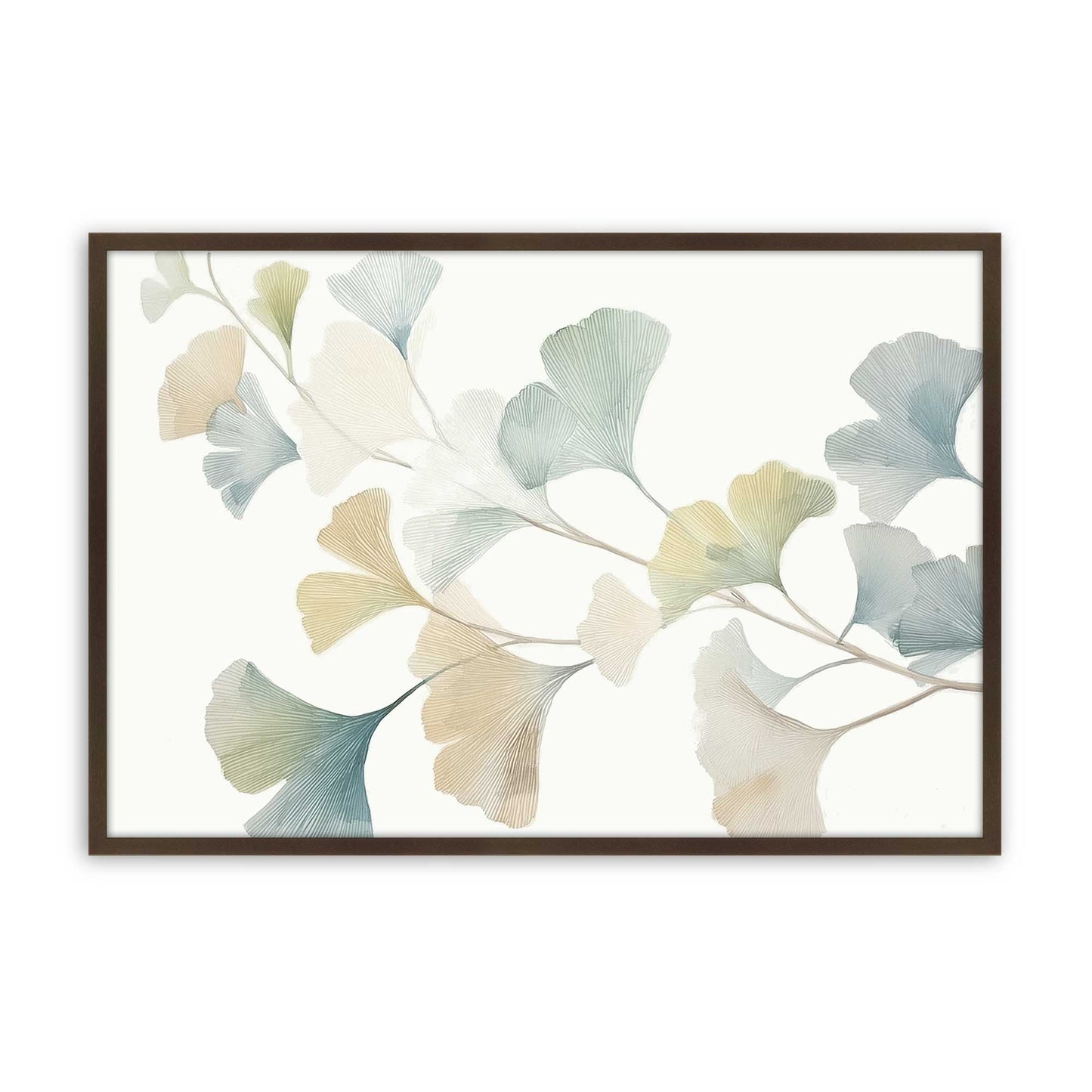 [Color:Brown], Picture of art in a Brown frame