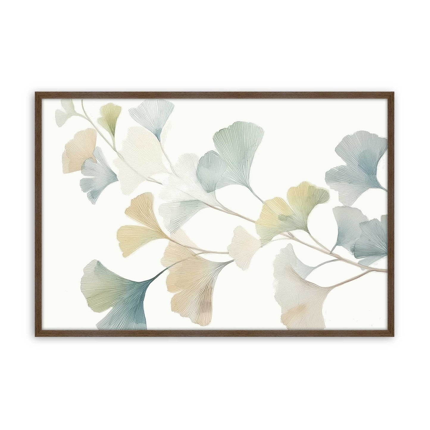 [Color:Walnut], Picture of art in a Walnut frame