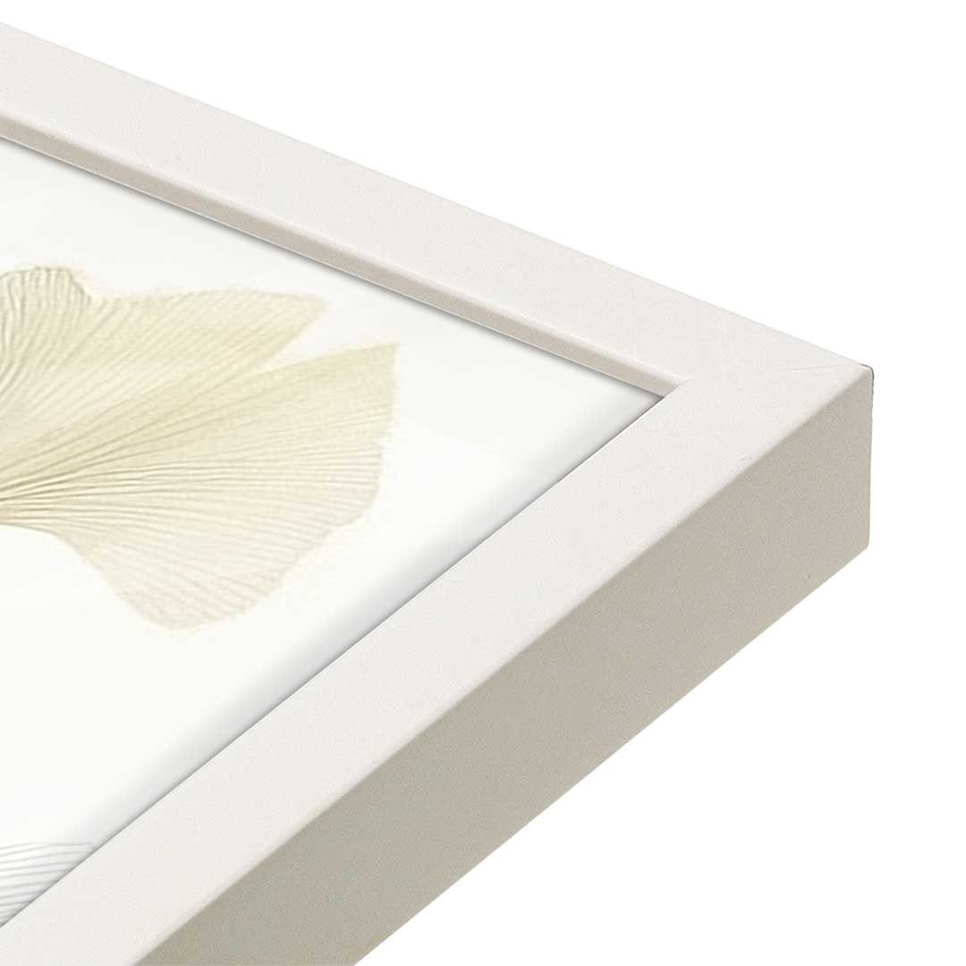[Color:Opaque White], Picture of art in a Opaque White frame at an angle