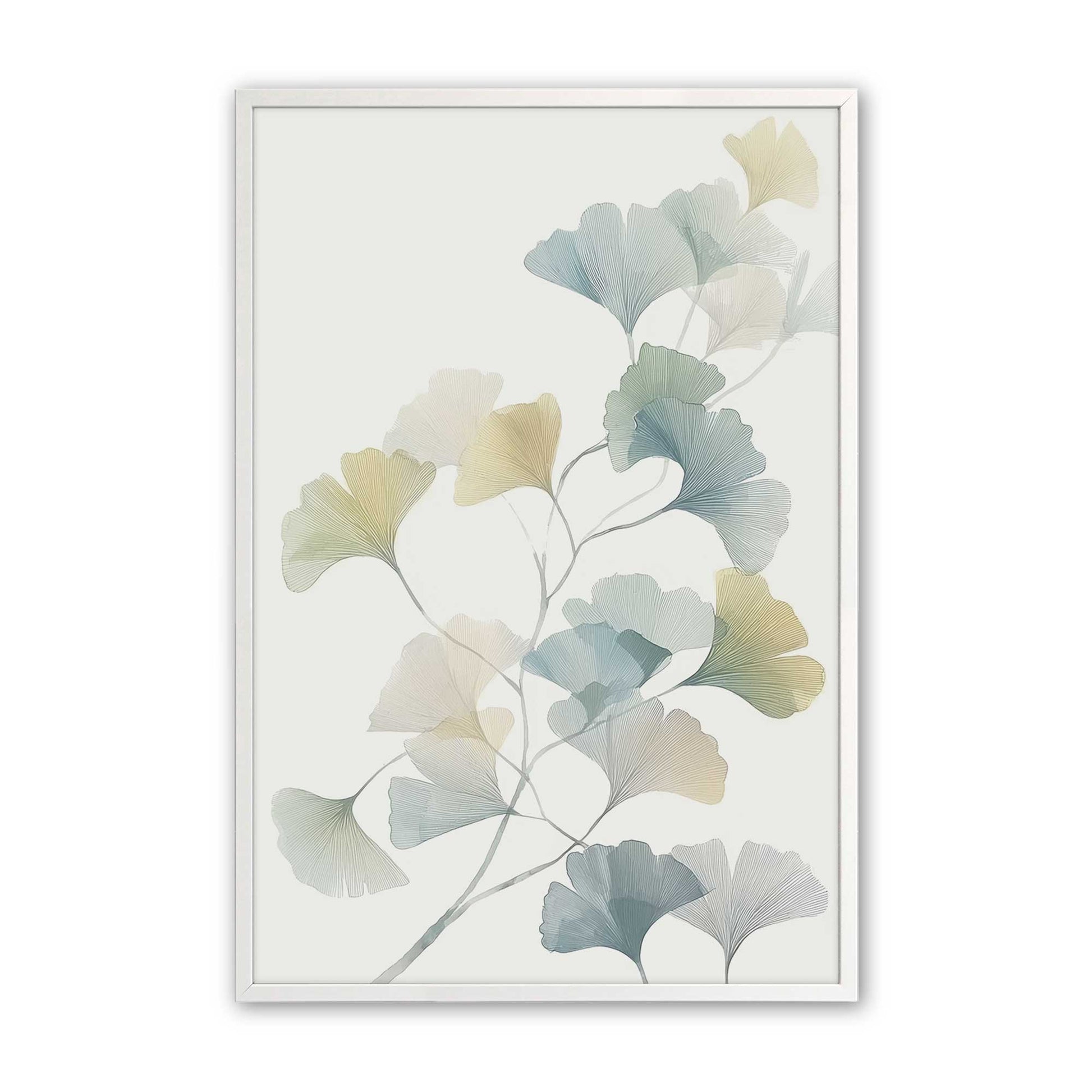 [Color:Opaque White], Picture of art in a Opaque White frame