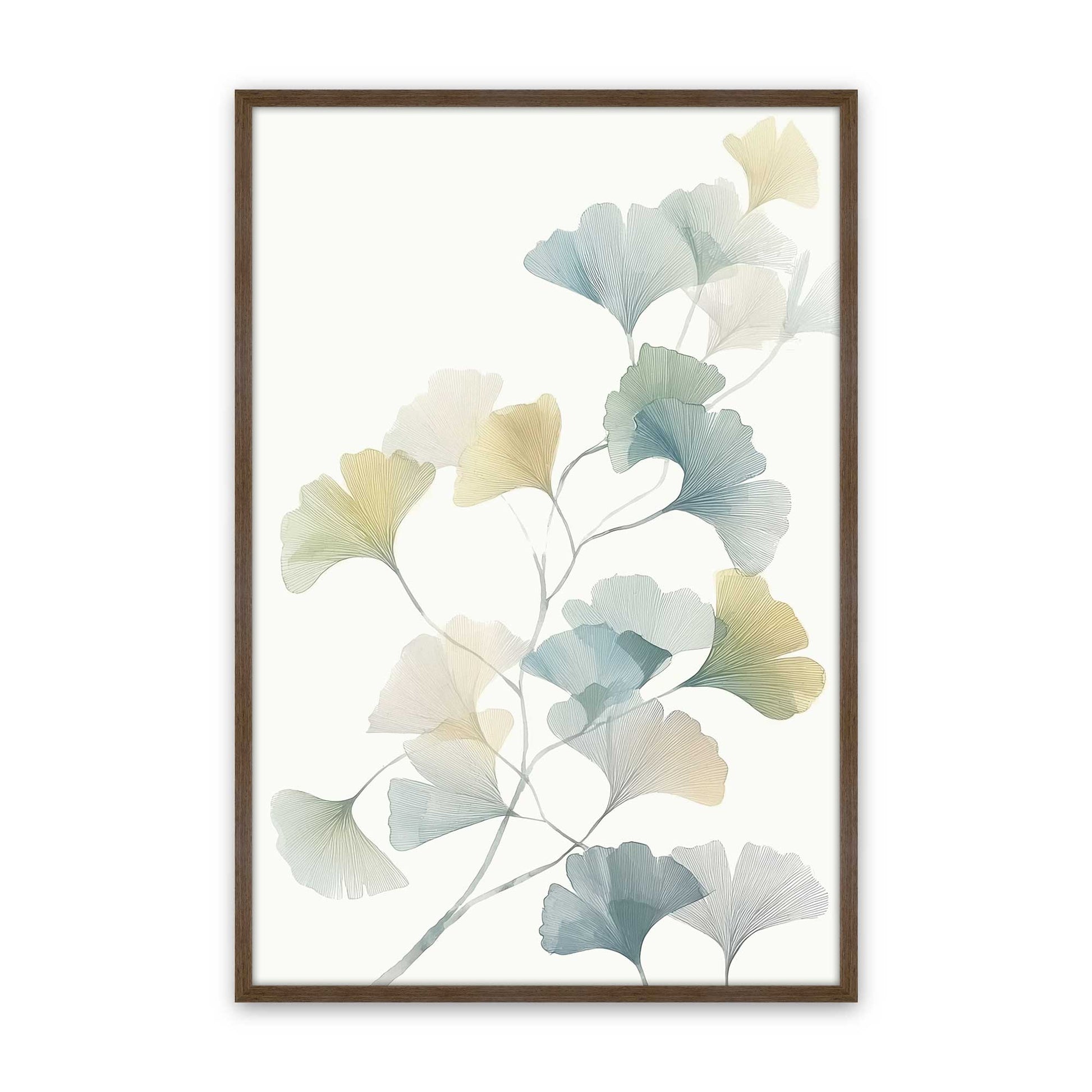 [Color:Walnut], Picture of art in a Walnut frame
