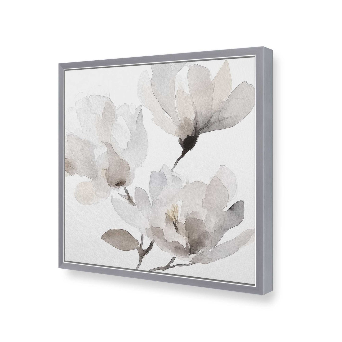 [Color:Polished Chrome], Picture of art in a Polished Chrome frame of the corner
