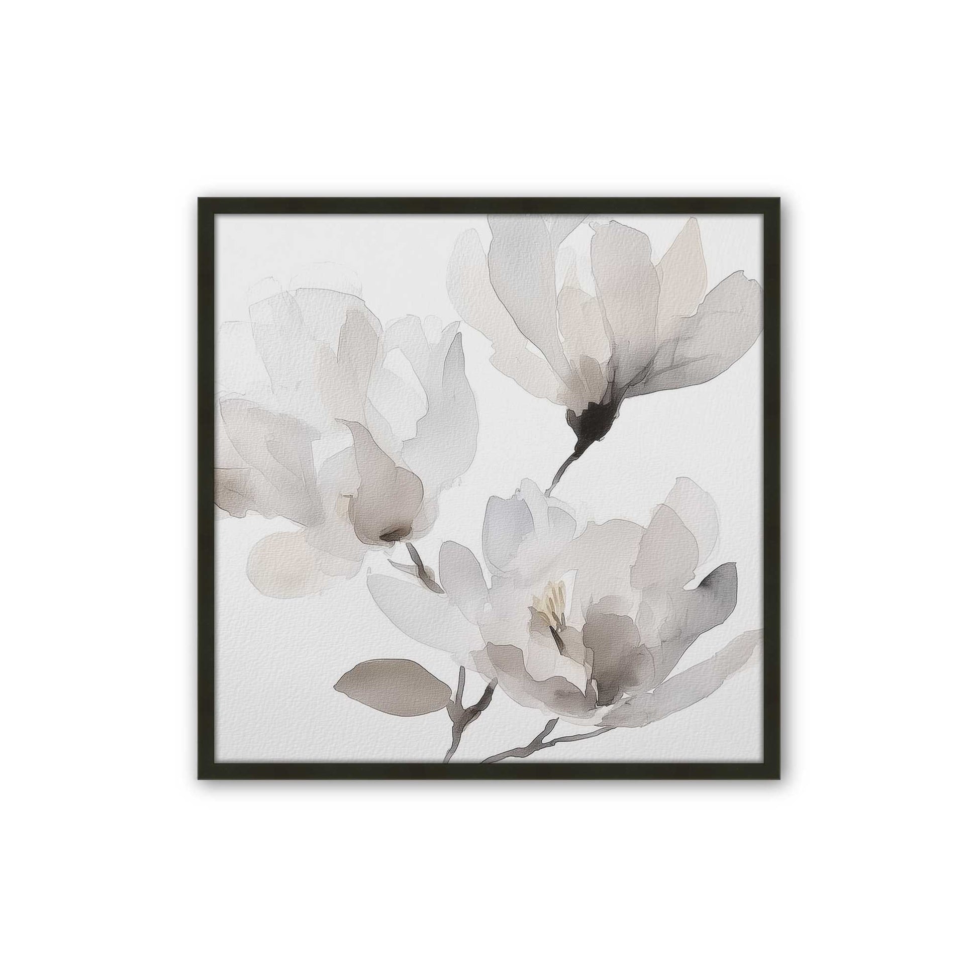 [Color:Satin Black], Picture of art in a Satin Black frame