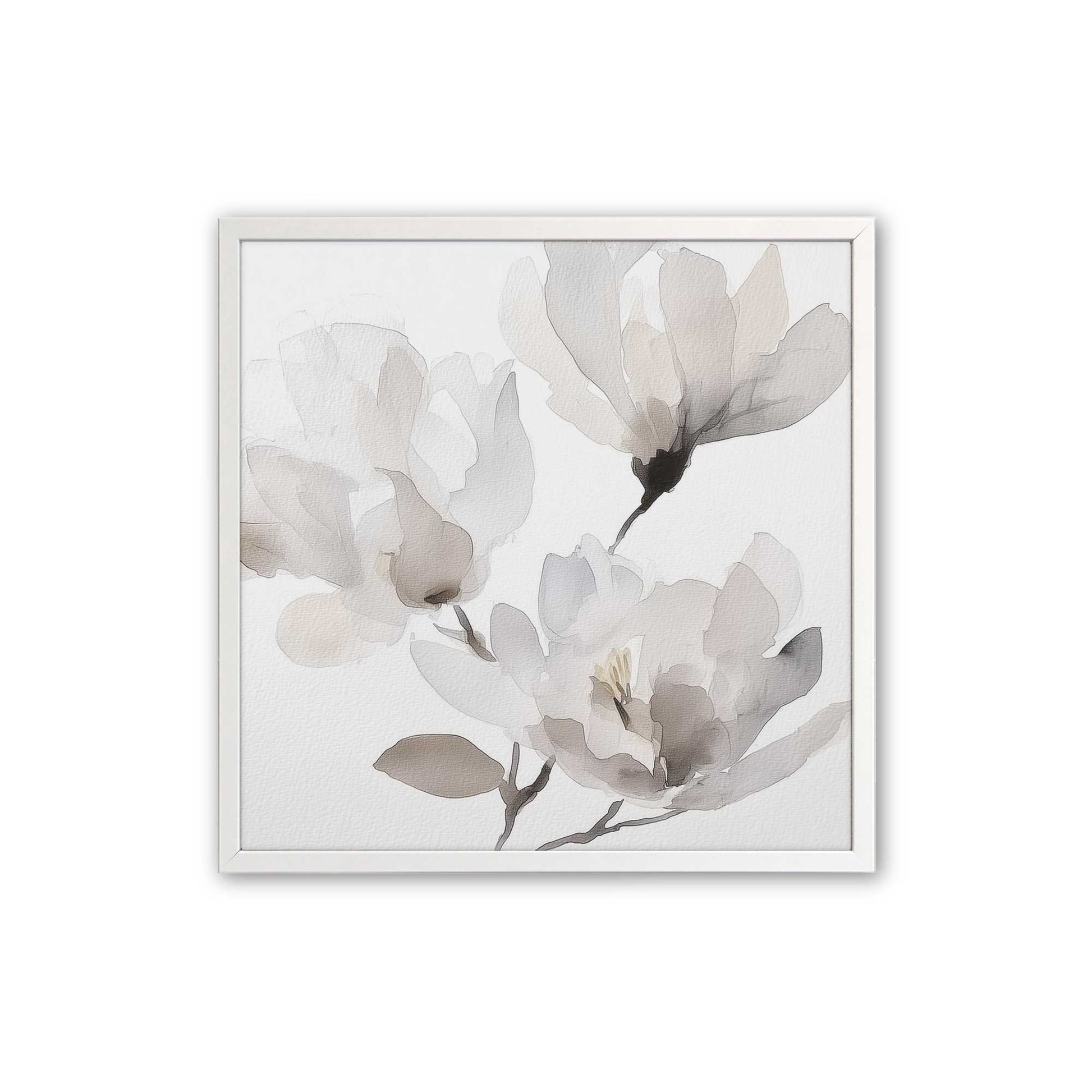 [Color:Opaque White], Picture of art in a Opaque White frame