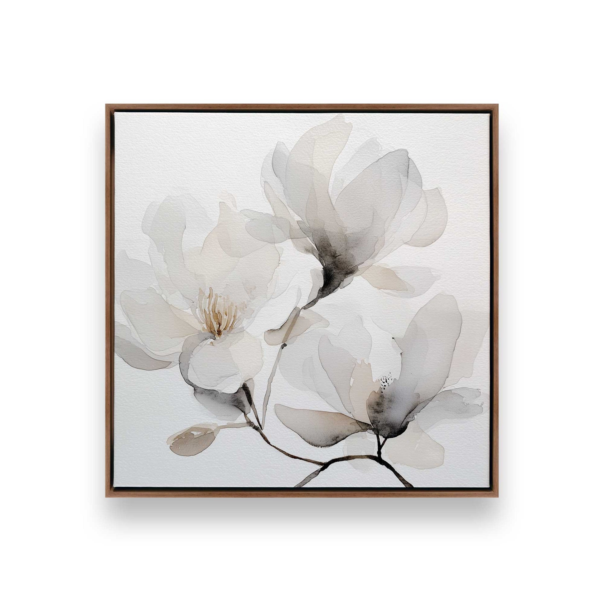[Color:Walnut], Picture of art in a Walnut frame