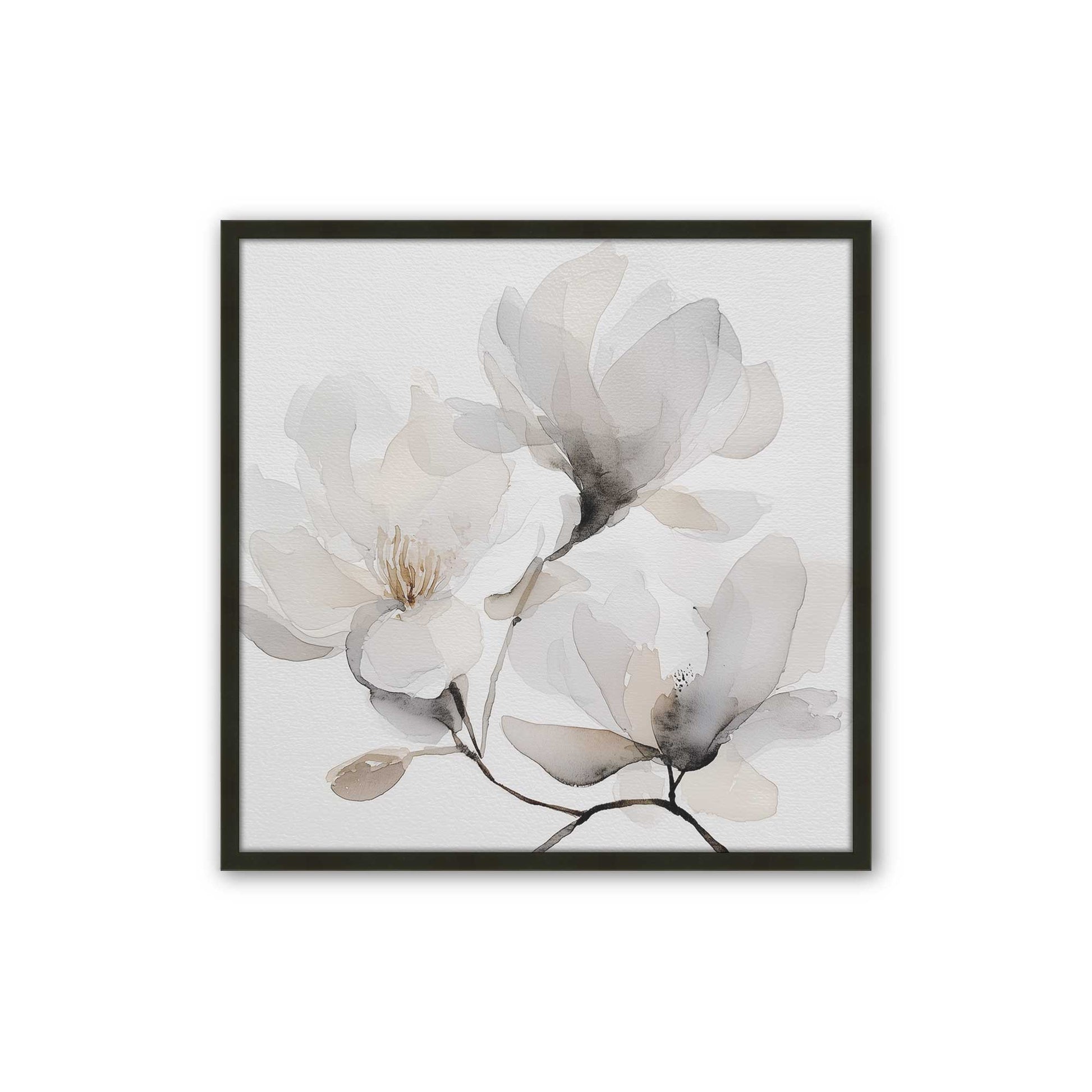 [Color:Satin Black], Picture of art in a Satin Black frame