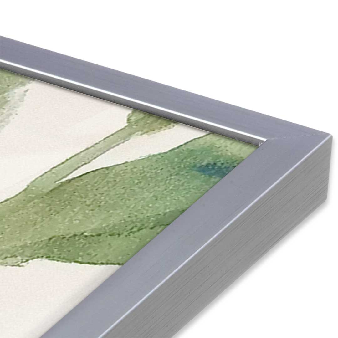 [Color:Polished Chrome], Picture of art in a Polished Chrome frame at an angle