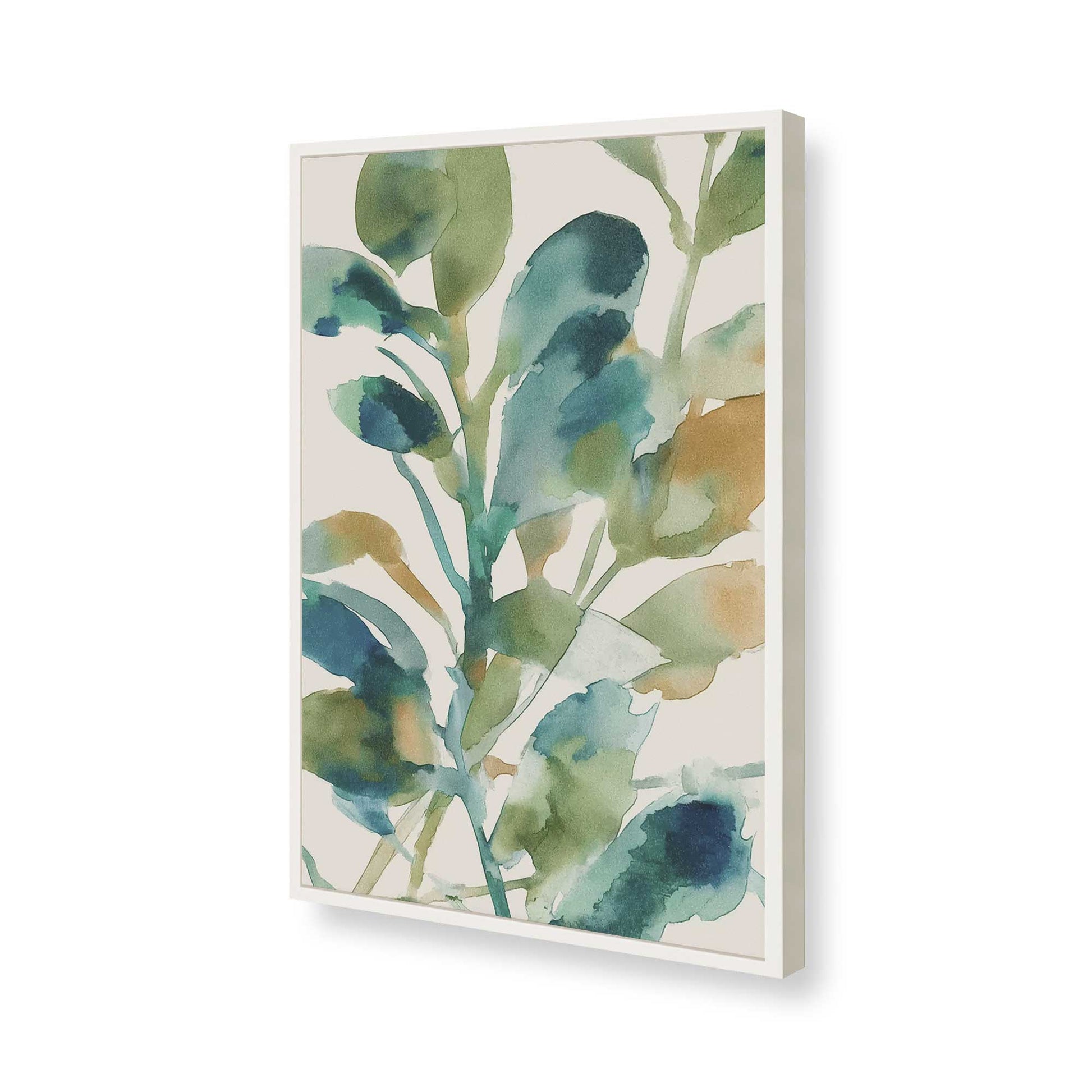 [Color:Opaque White], Picture of art in a Opaque White frame of the corner