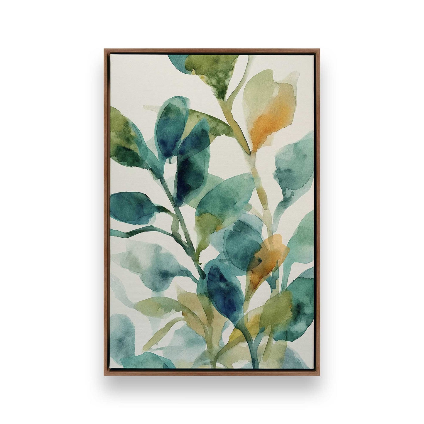 [Color:Walnut], Picture of art in a Walnut frame