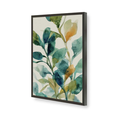 [Color:Satin Black], Picture of art in a Satin Black frame of the corner