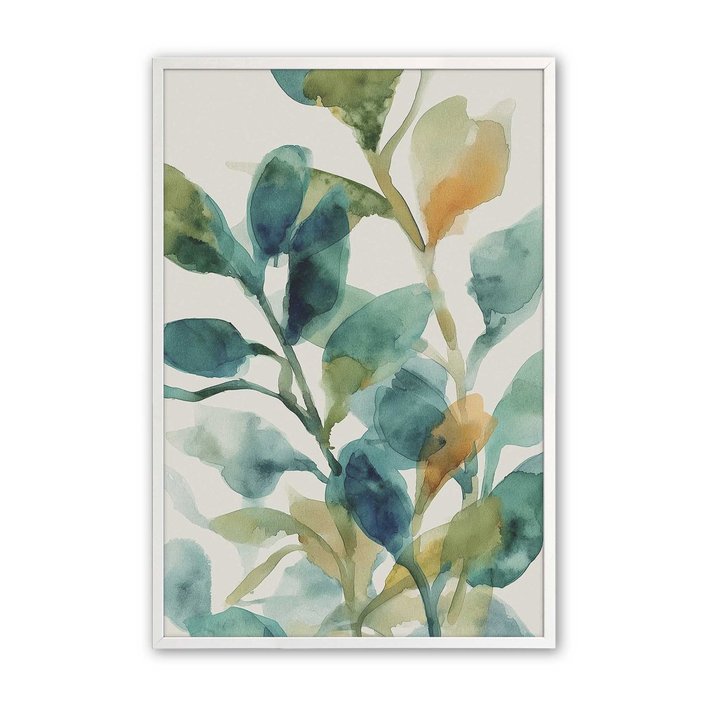 [Color:Opaque White], Picture of art in a Opaque White frame