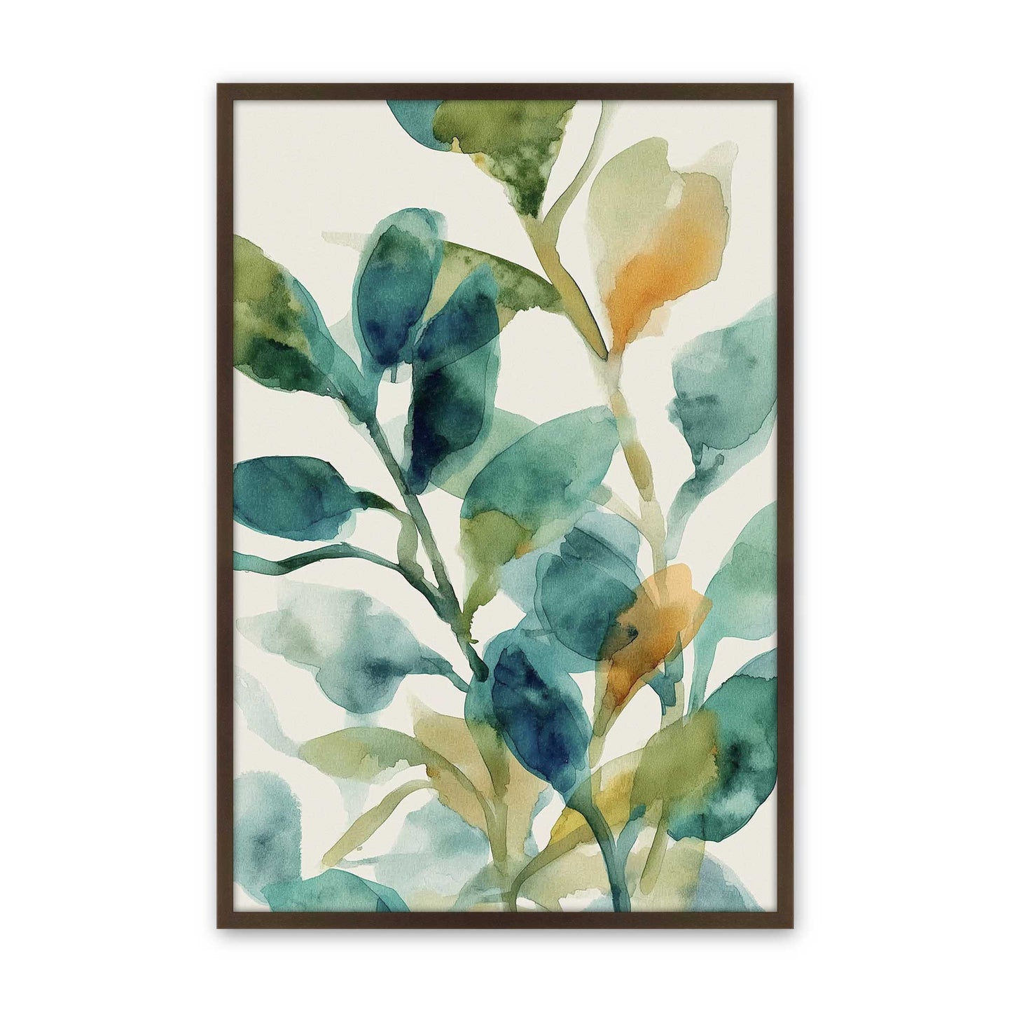 [Color:Belvinder Brown], Picture of art in a Belvinder Brown frame