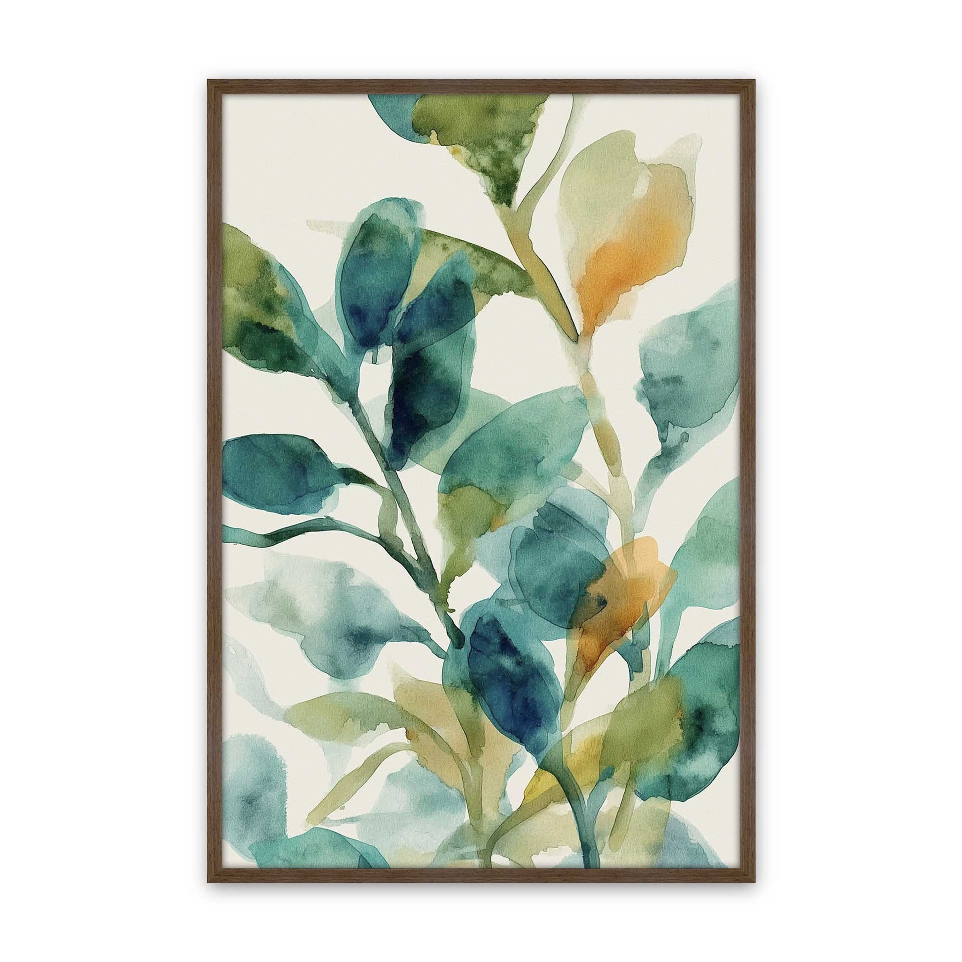 [Color:Walnut], Picture of art in a Walnut frame