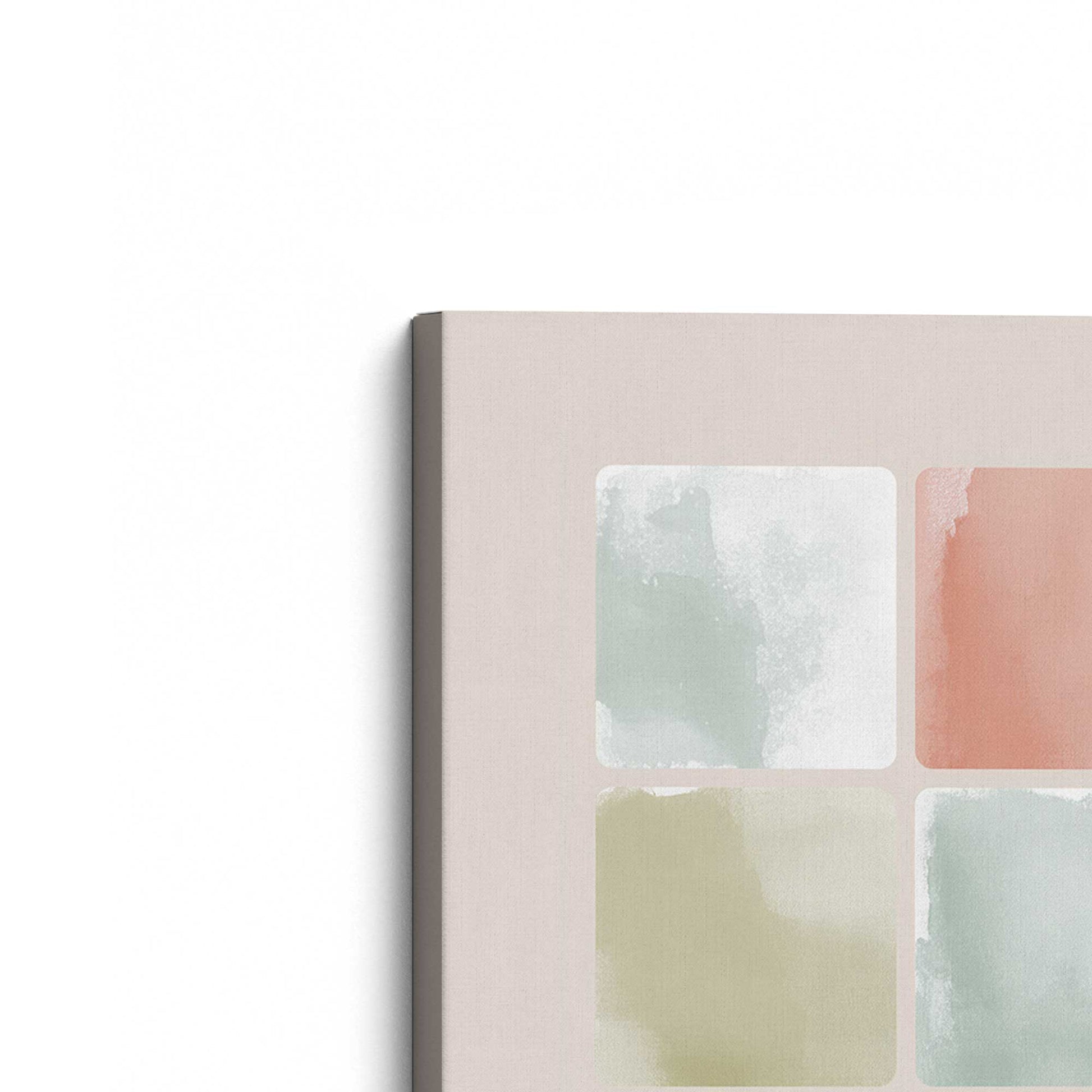 [Color:Stretched Canvas], Picture of the corner of the art