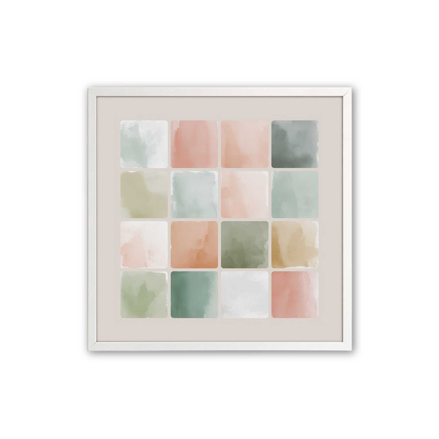 [Color:Opaque White], Picture of art in a Opaque White frame