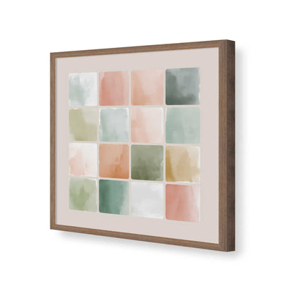 [Color:Walnut], Picture of art in a Walnut frame of the corner