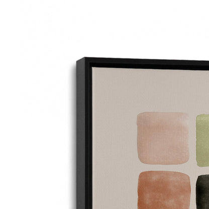 [Color:Satin Black], Picture of art in a Satin Black frame at an angle