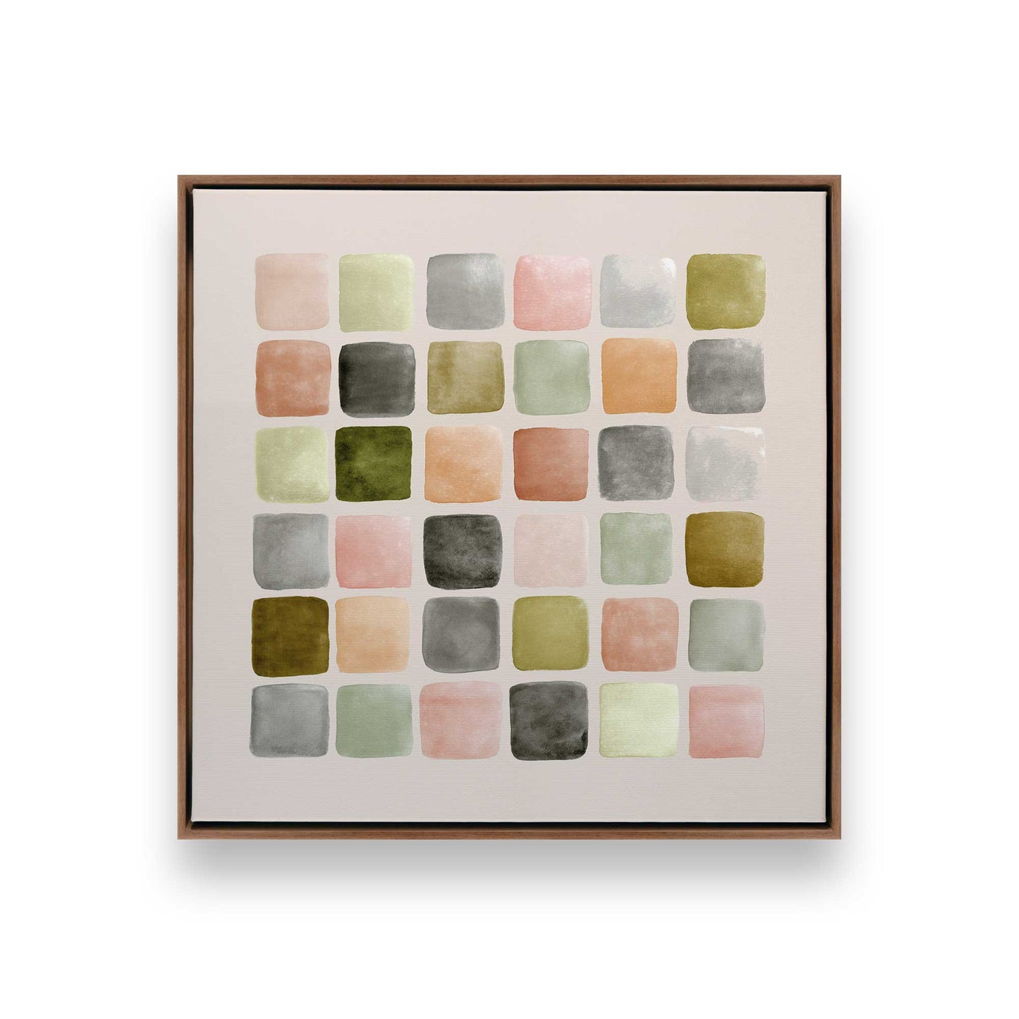 [Color:Walnut], Picture of art in a Walnut frame