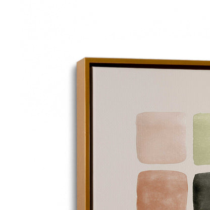 [Color:Polished Gold], Picture of art in a Polished Gold frame at an angle