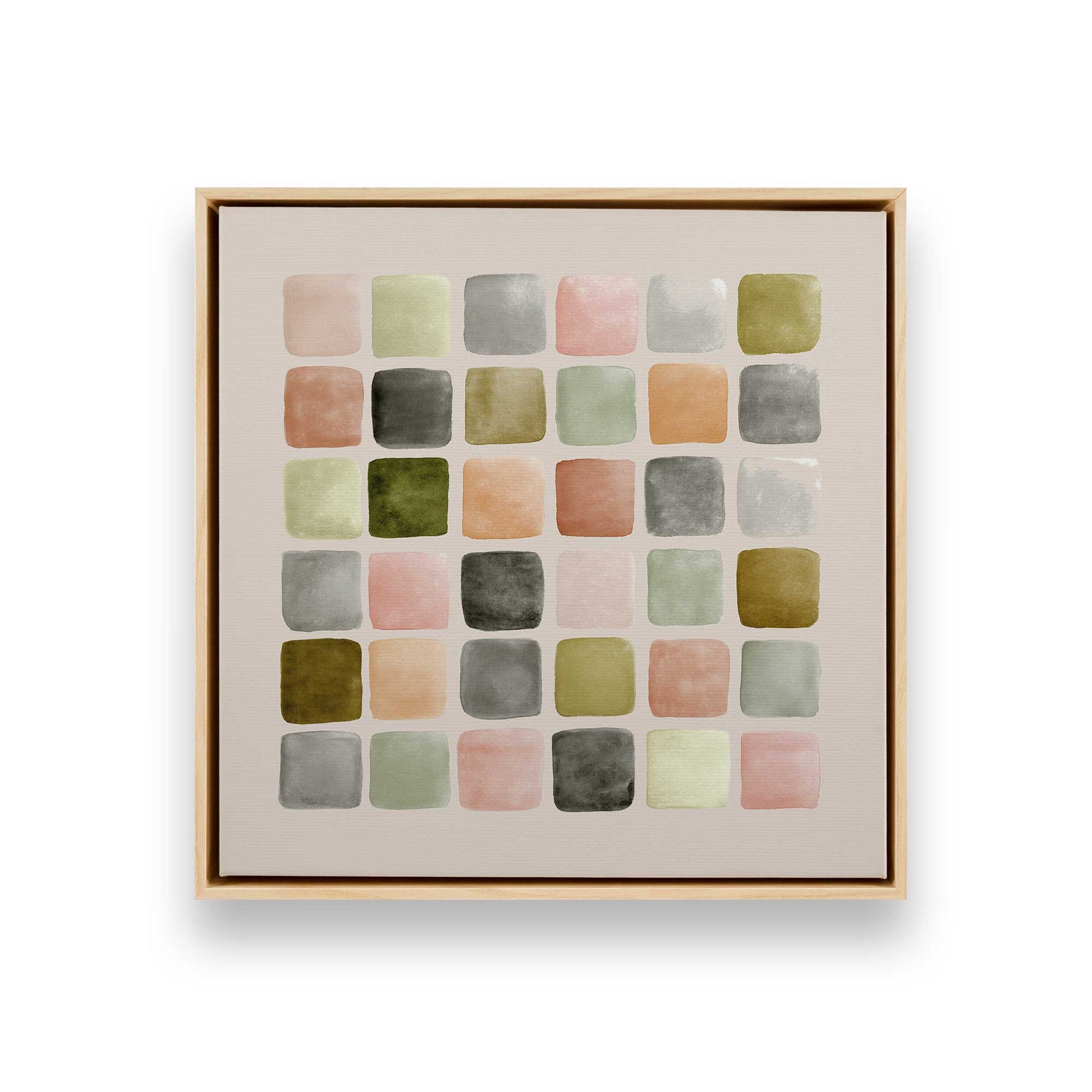 [Color:American Maple], Picture of art in a American Maple frame