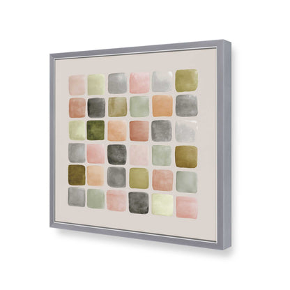 [Color:Polished Chrome], Picture of art in a Polished Chrome frame of the corner