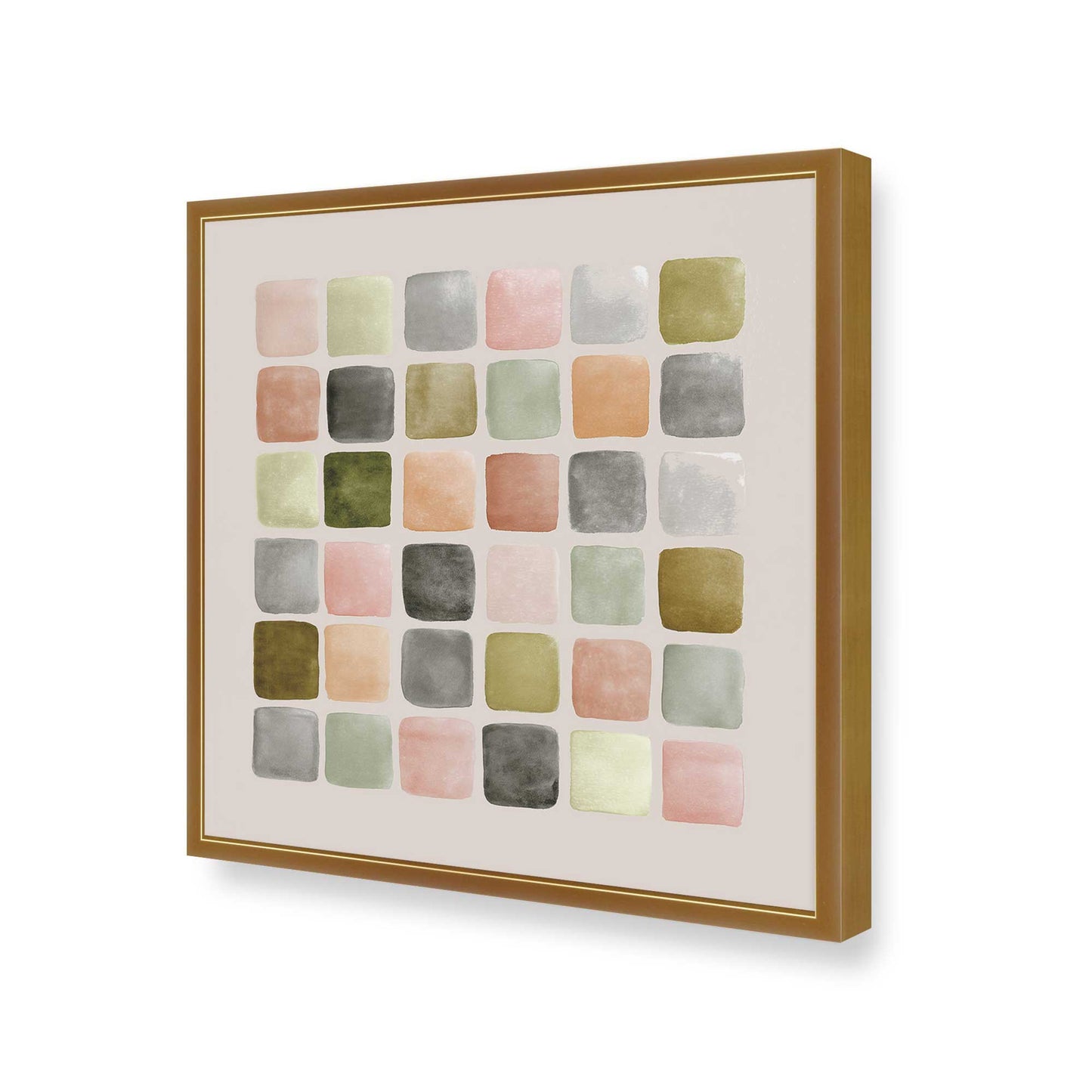 [Color:Polished Gold], Picture of art in a Polished Gold frame of the corner