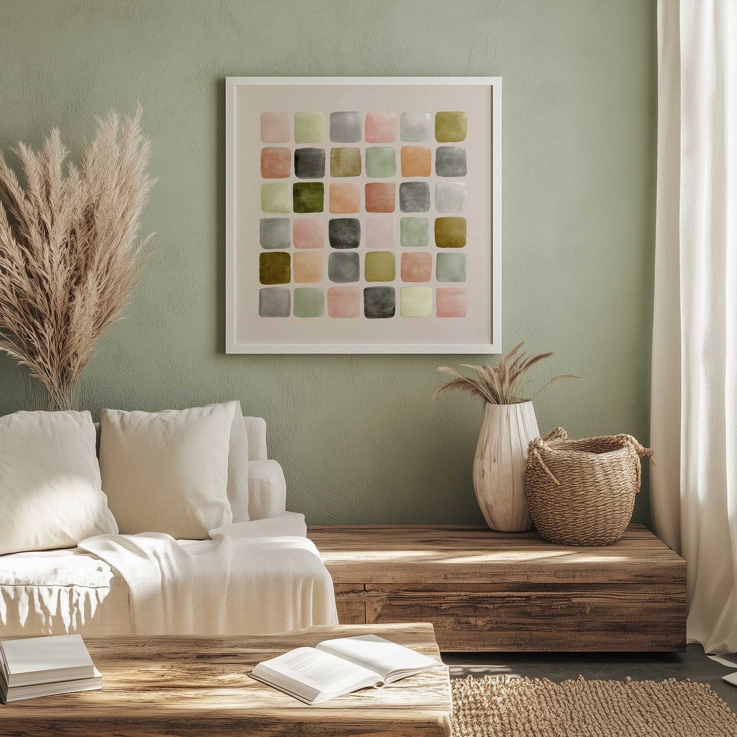 Picture of art in a room