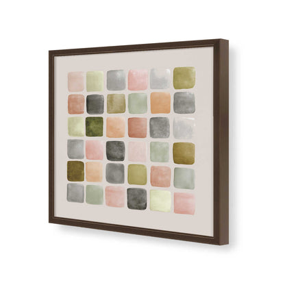 [Color:Espresso], Picture of art in a Espresso frame of the corner