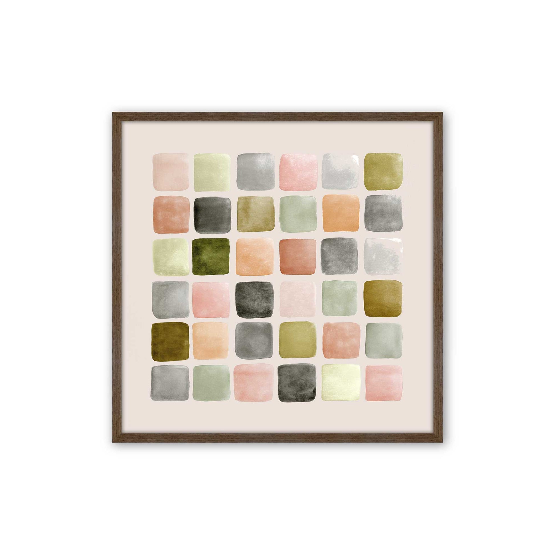 [Color:Walnut], Picture of art in a Walnut frame