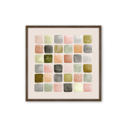 [Color:Walnut], Picture of art in a Walnut frame