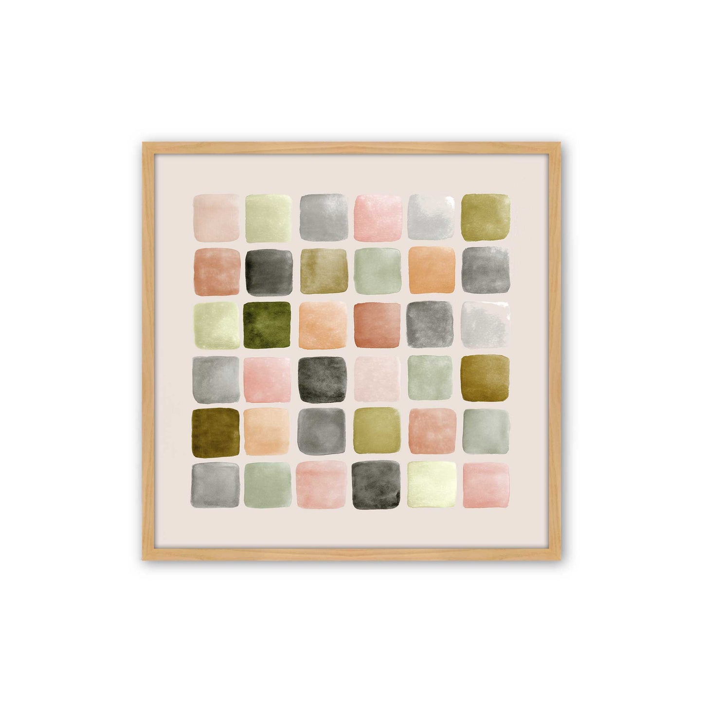 [Color:American Maple], Picture of art in a American Maple frame