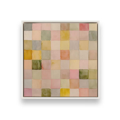 [Color:Opaque White], Picture of art in a White frame