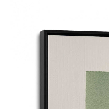 [Color:Satin Black], Picture of art in a Satin Black frame at an angle