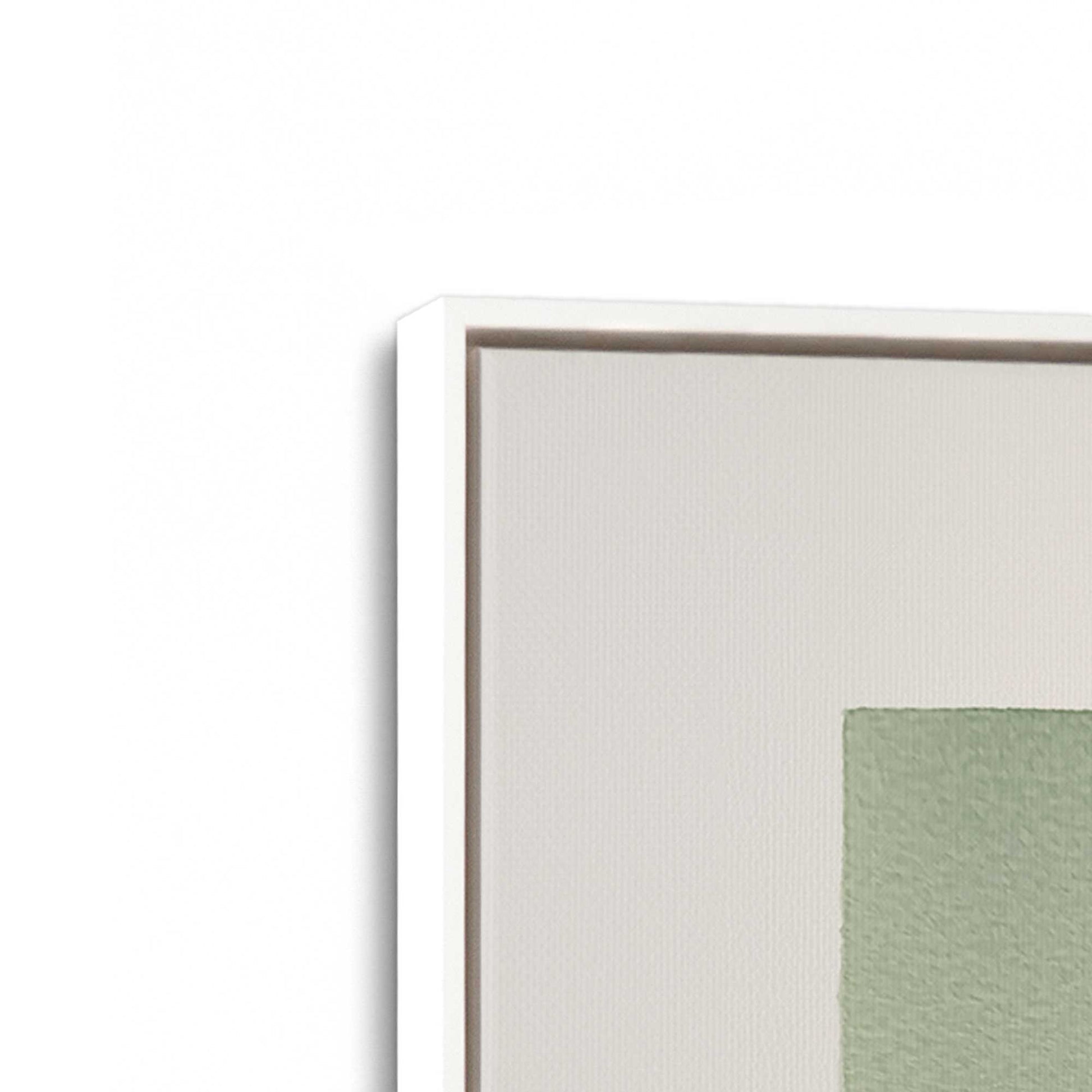 [Color:Opaque White], Picture of art in a White frame at an angle