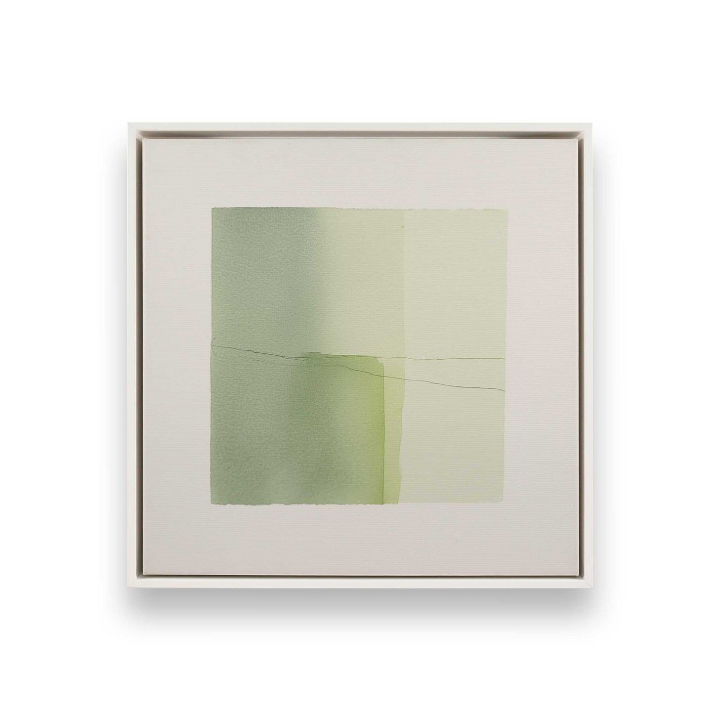 [Color:Opaque White], Picture of art in a White frame