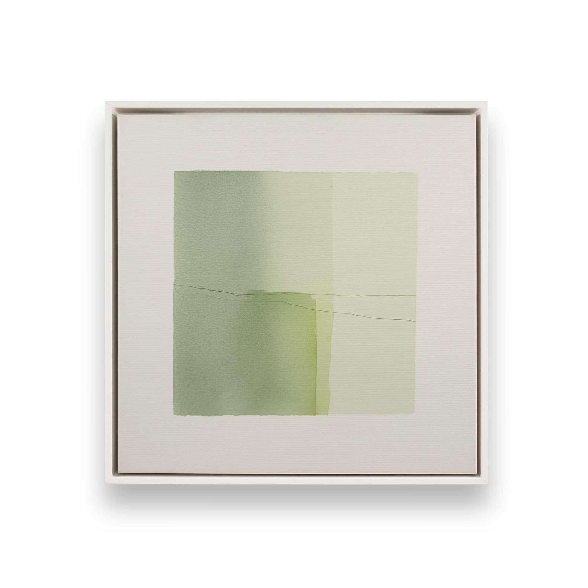 [Color:Opaque White], Picture of art in a White frame