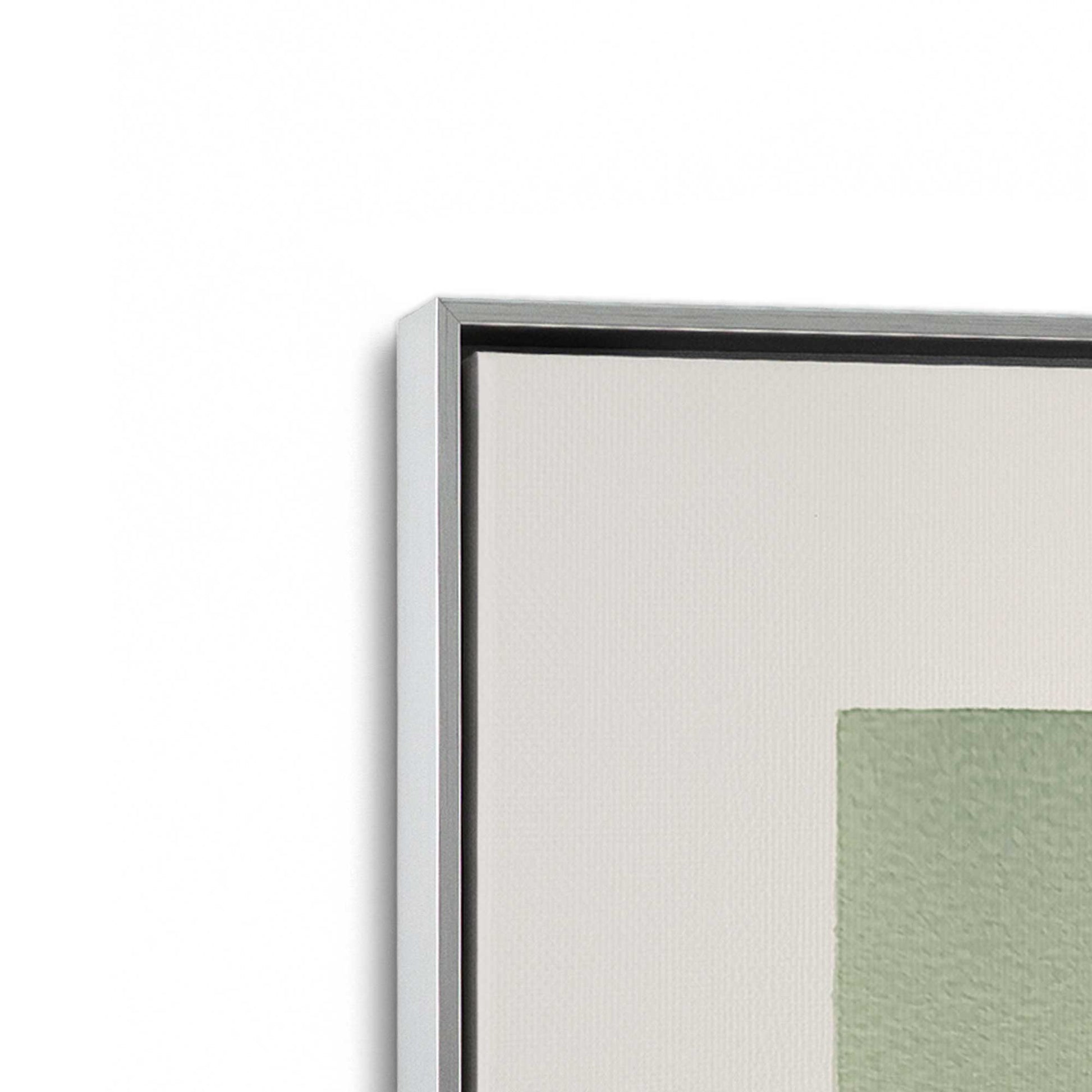 [Color:Polished Chrome], Picture of art in a Polished Chrome frame at an angle