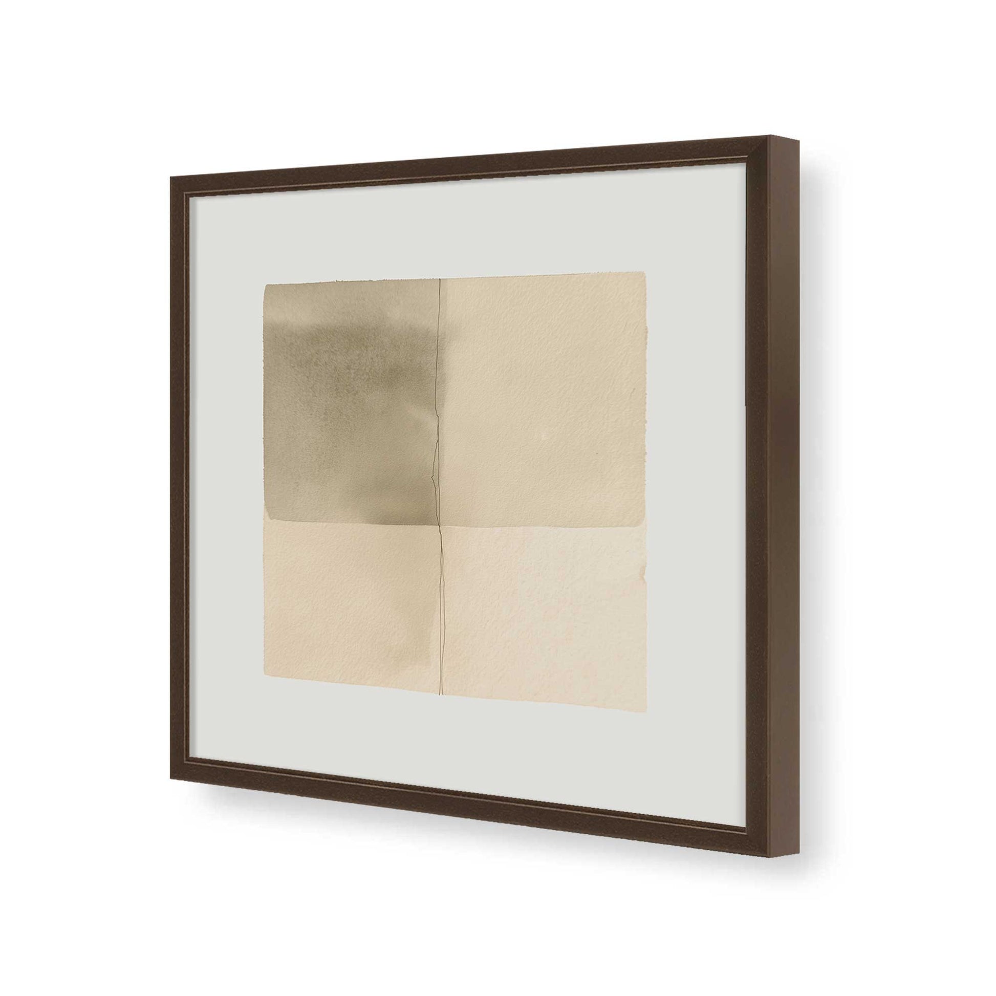 [Color:Espresso], Picture of art in a Espresso frame of the corner