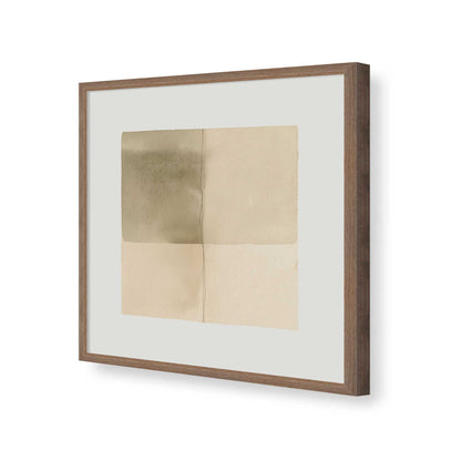 [Color:Walnut], Picture of art in a Walnut frame of the corner