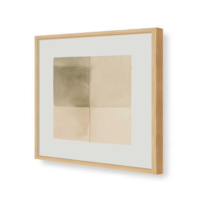 [Color:American Maple], Picture of art in a American Maple frame of the corner