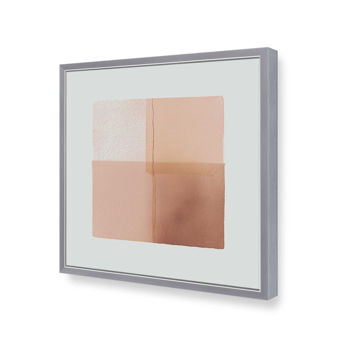 [Color:Polished Chrome], Picture of art in a Polished Chrome frame of the corner