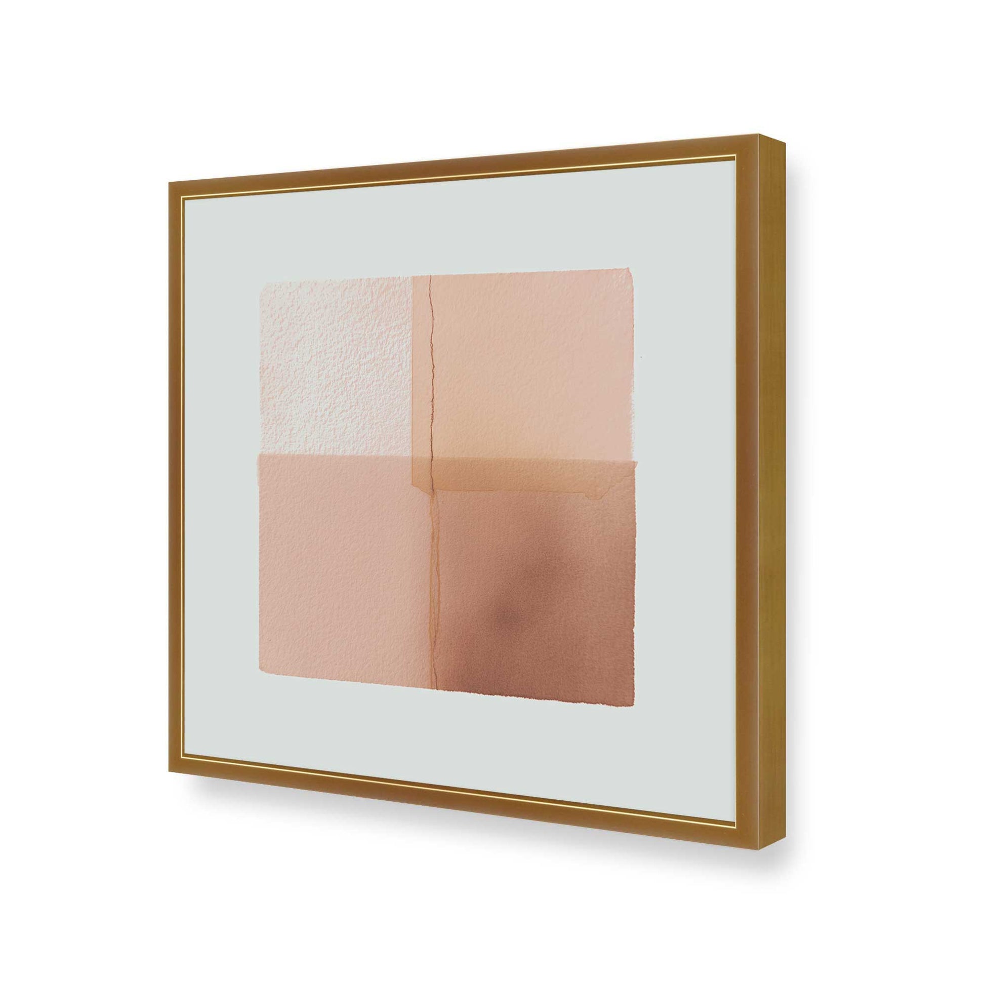 [Color:Polished Gold], Picture of art in a Polished Gold frame of the corner