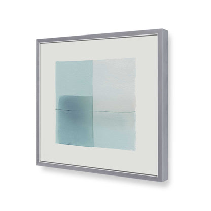 [Color:Polished Chrome], Picture of art in a Polished Chrome frame of the corner